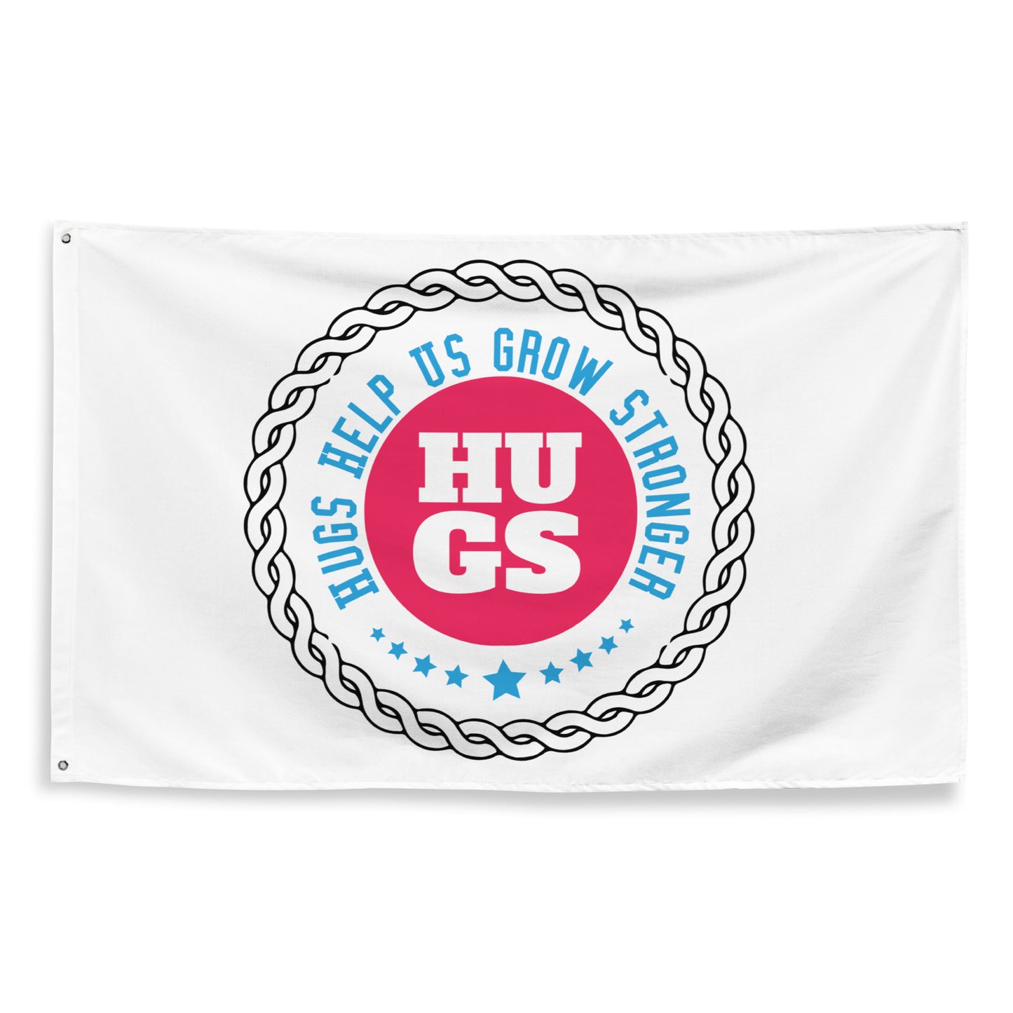 Patriotic Hugs: Hugs Are Free Flag