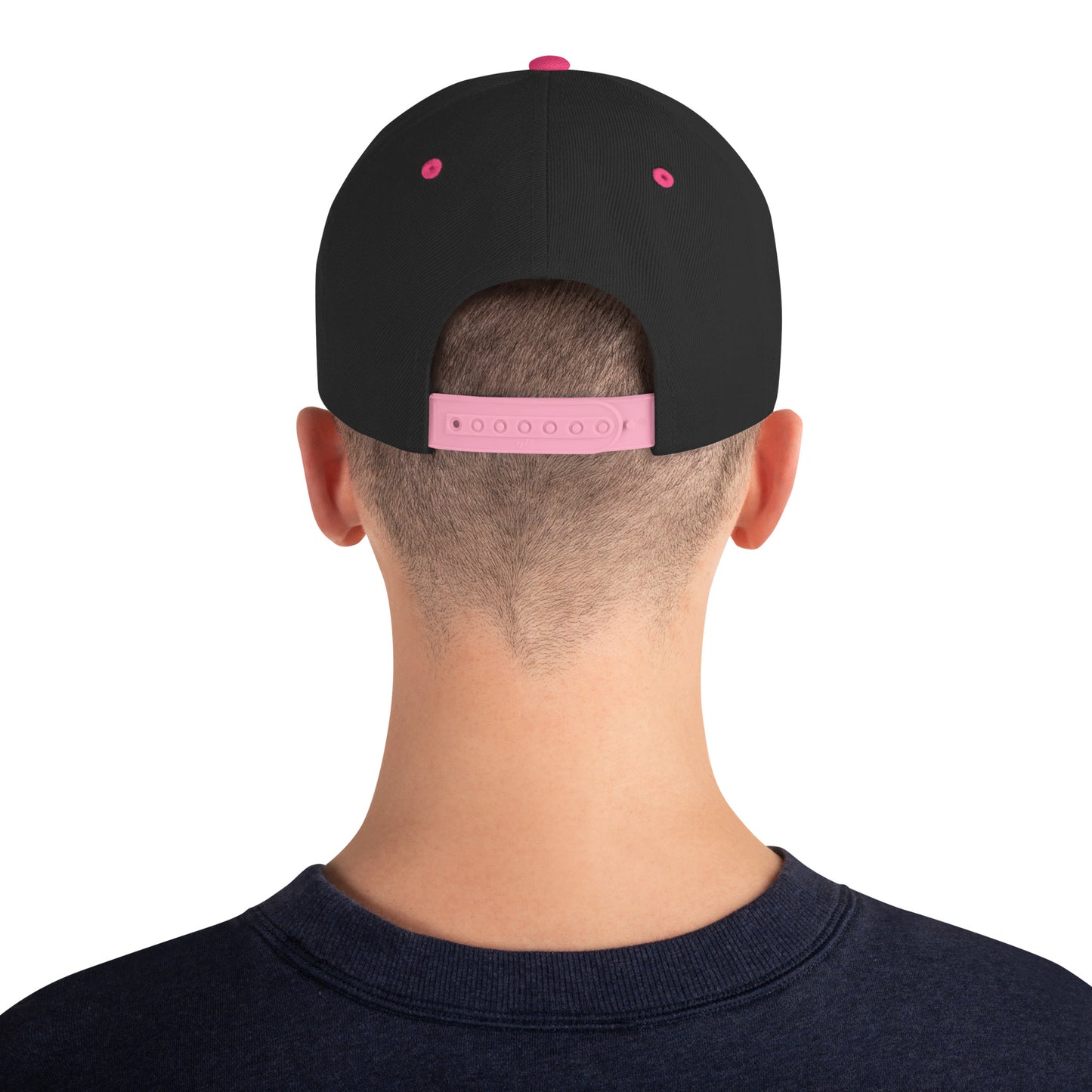 Heartbeat Pink & Blue Snap Back Hat