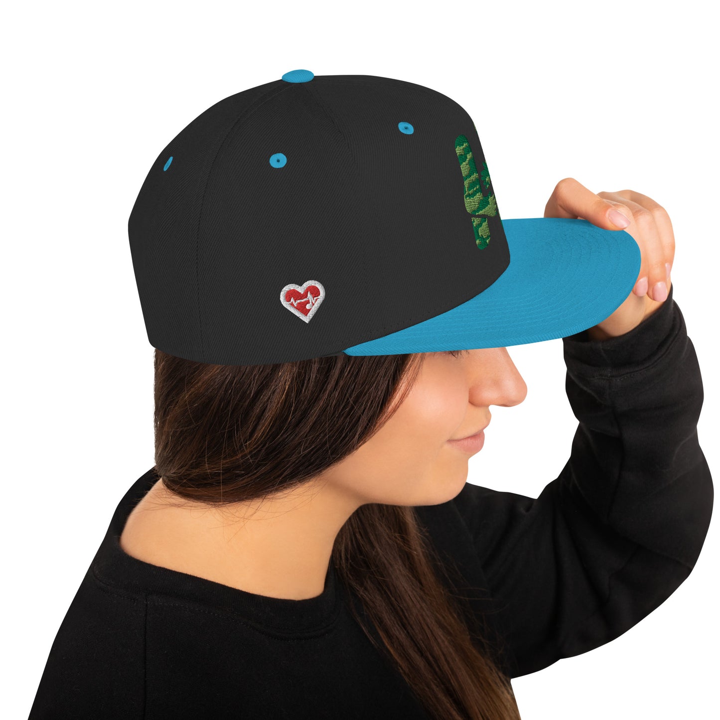 Heartbeat Fatigue Snap Back Hat