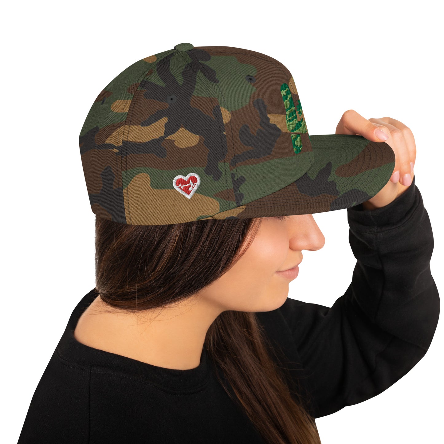 Heartbeat Fatigue Snap Back Hat