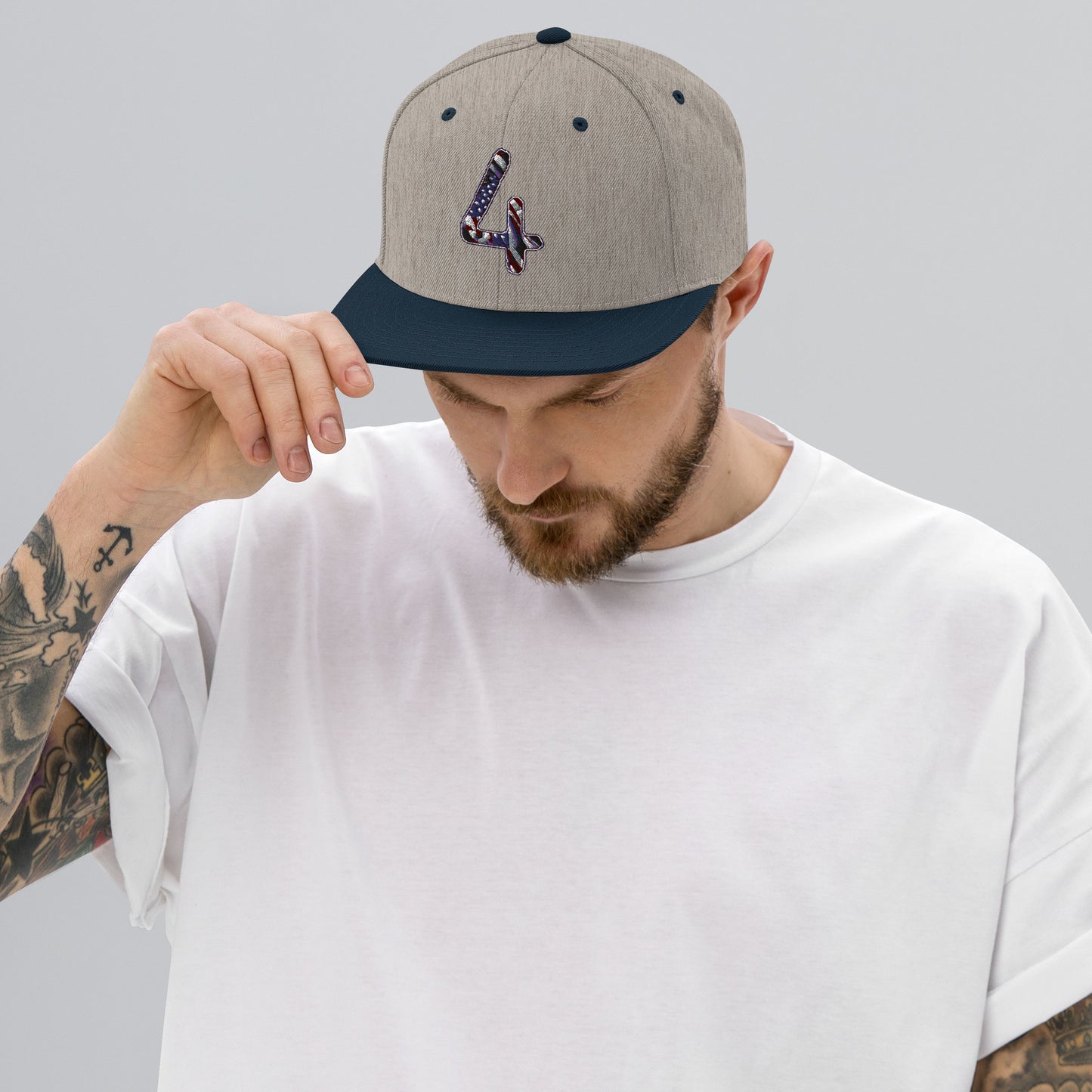 Heartbeat Independence Snapback Hat