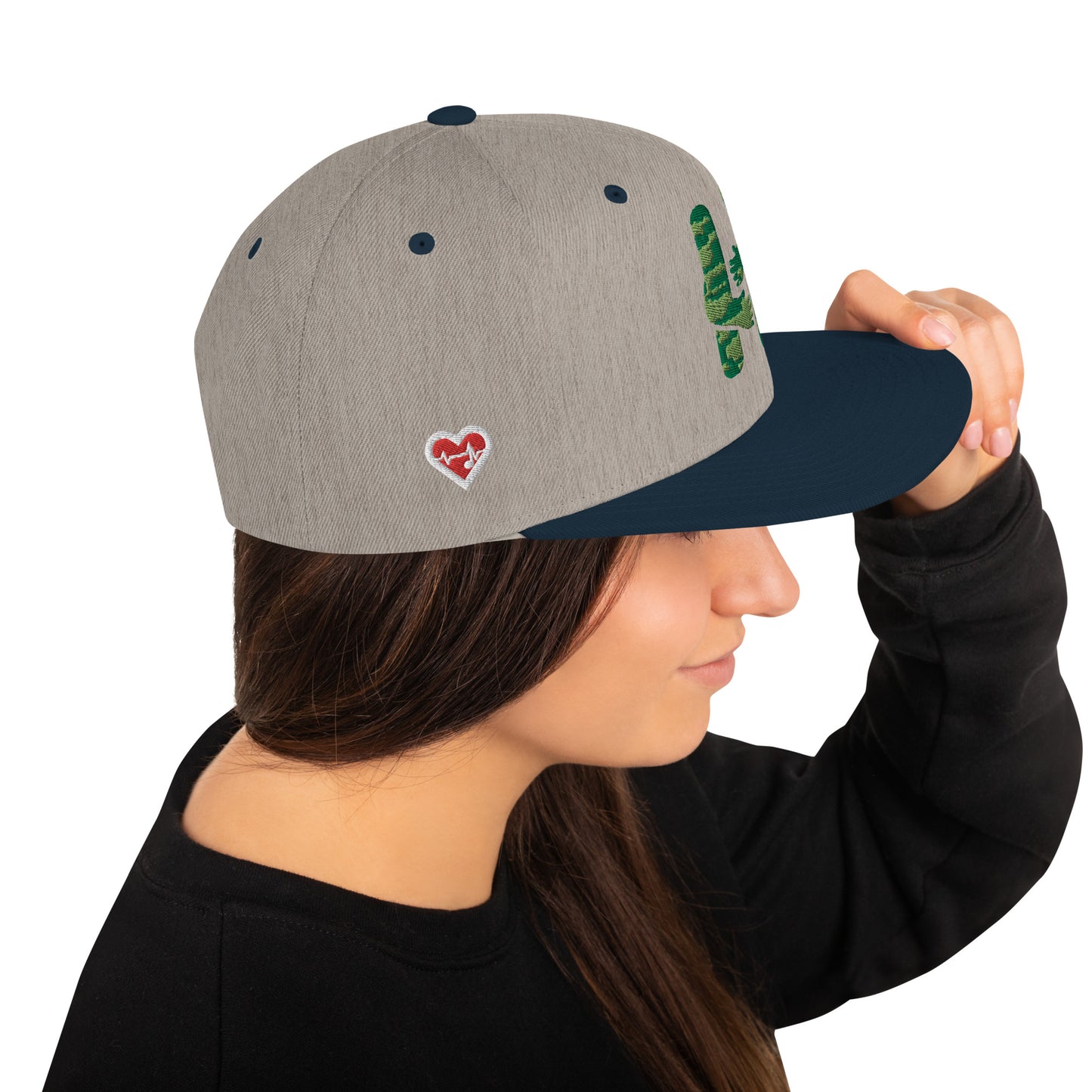 Heartbeat Fatigue Snap Back Hat