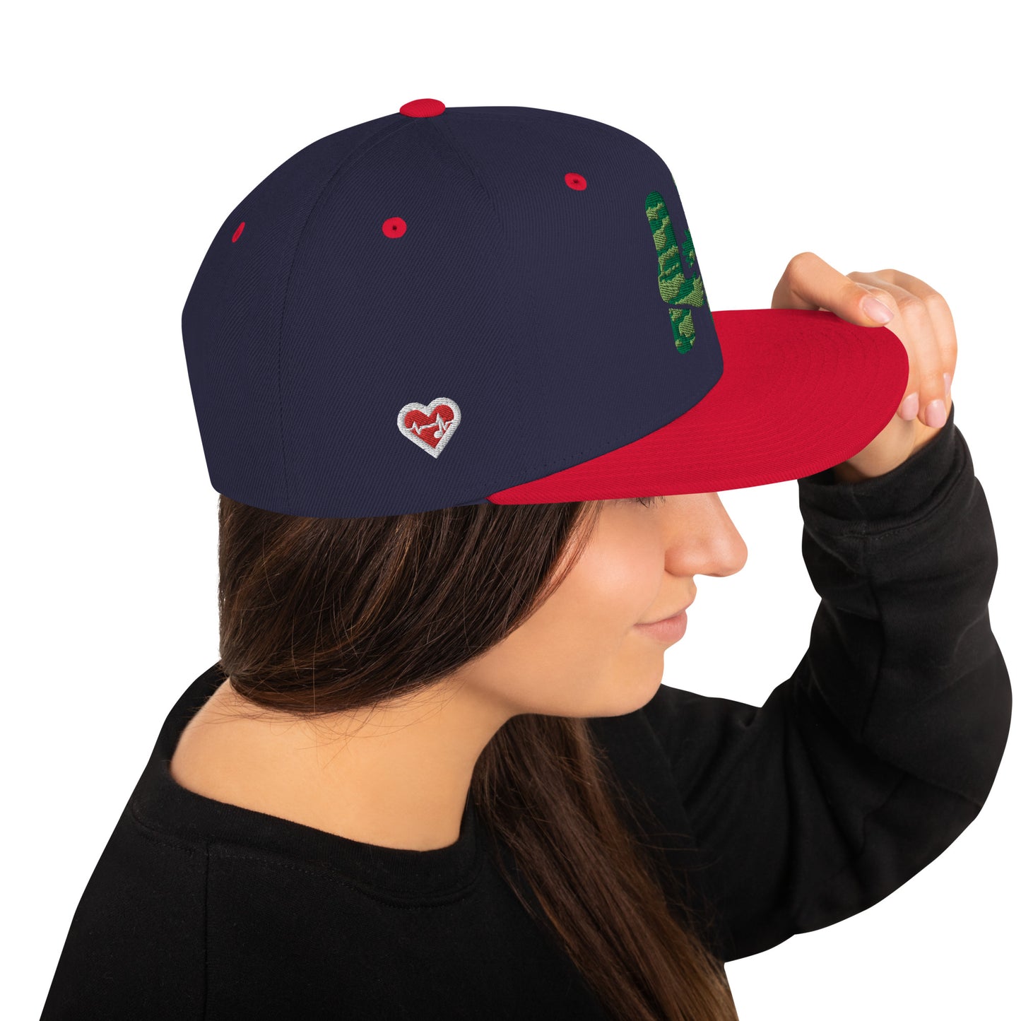 Heartbeat Fatigue Snap Back Hat