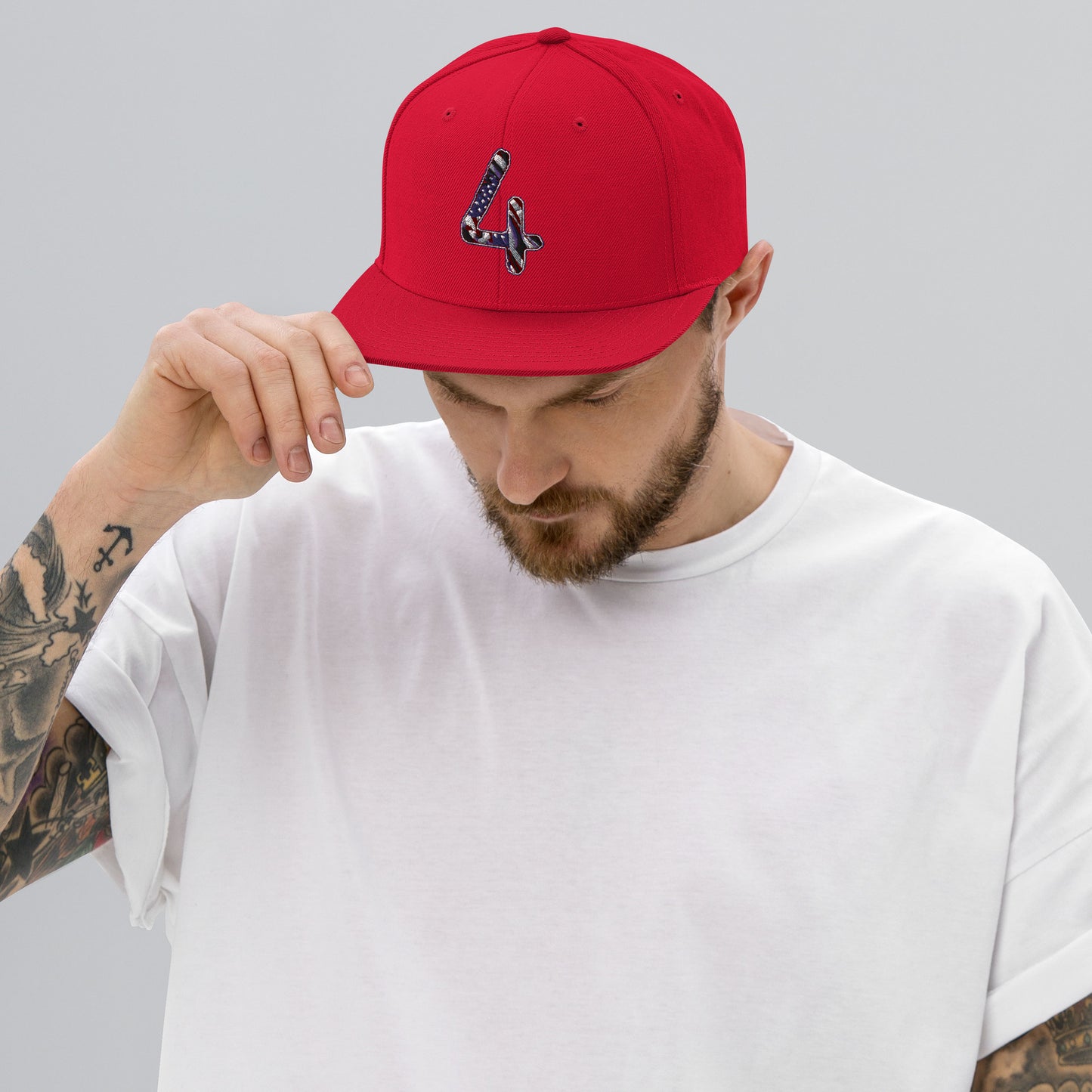 Heartbeat Independence Snapback Hat