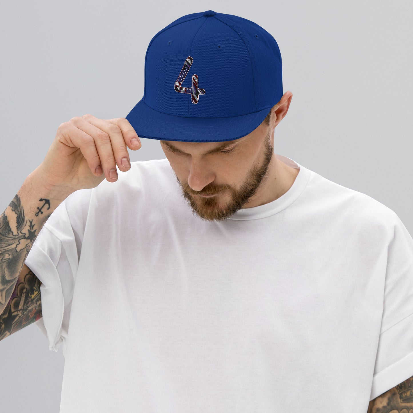 Heartbeat Independence Snapback Hat