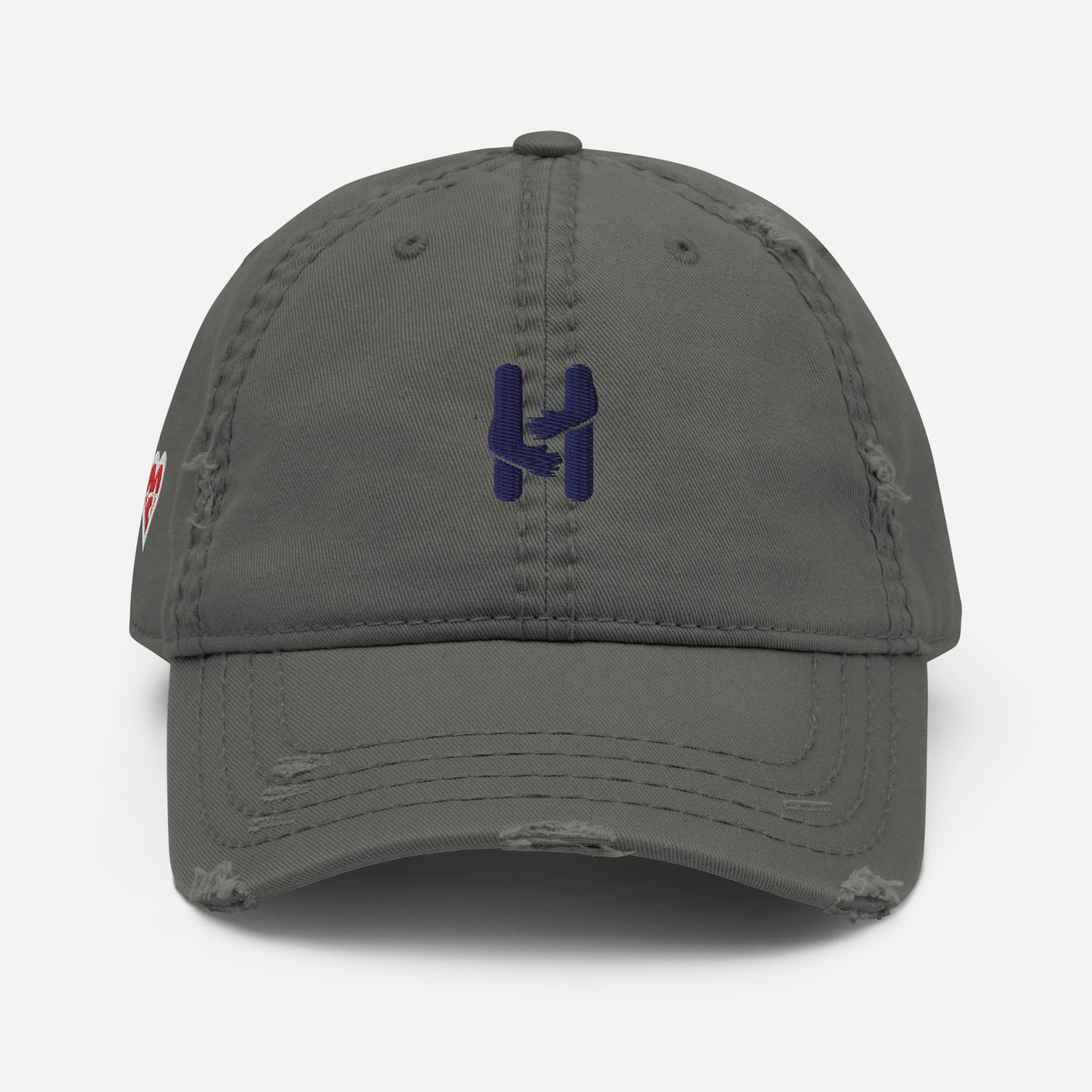 Heartbeat Distressed Hat