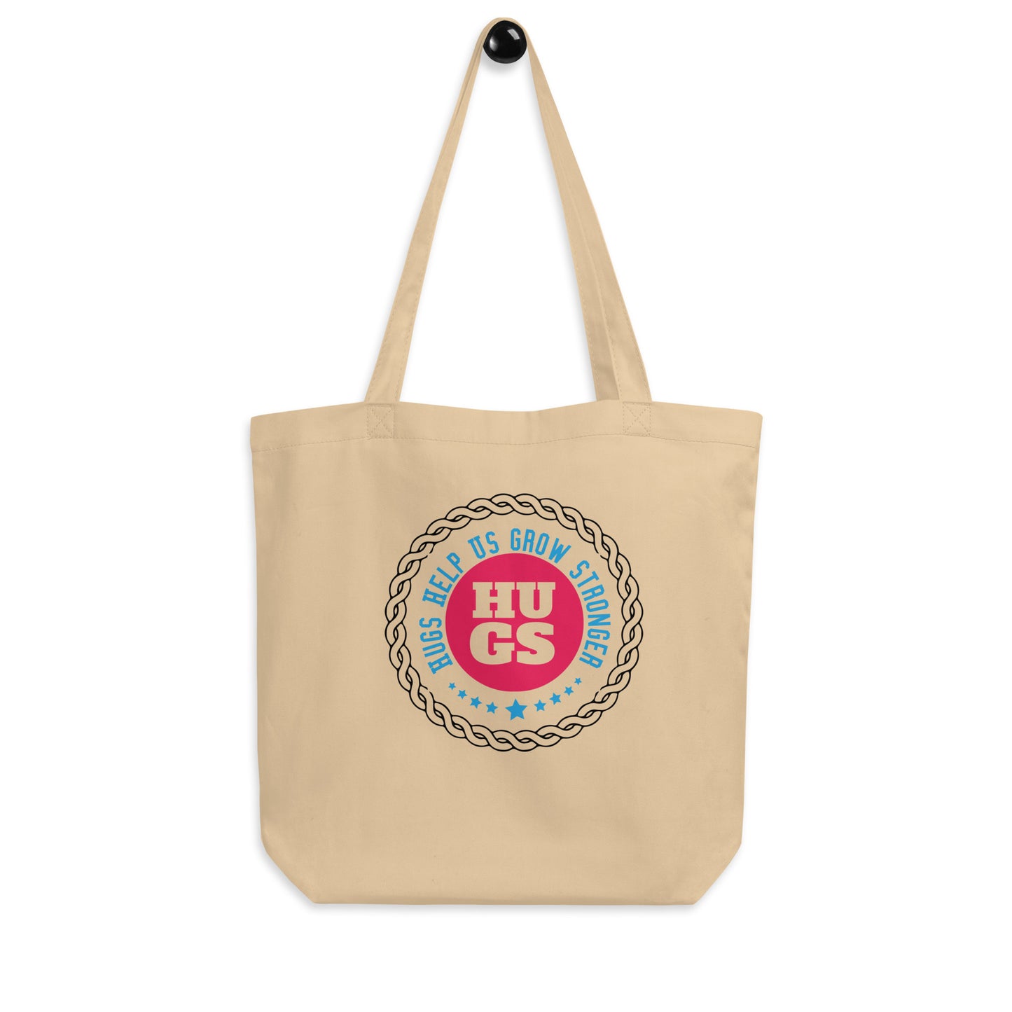 Sustainable Links: Hugs Are Free Eco Tote Bag