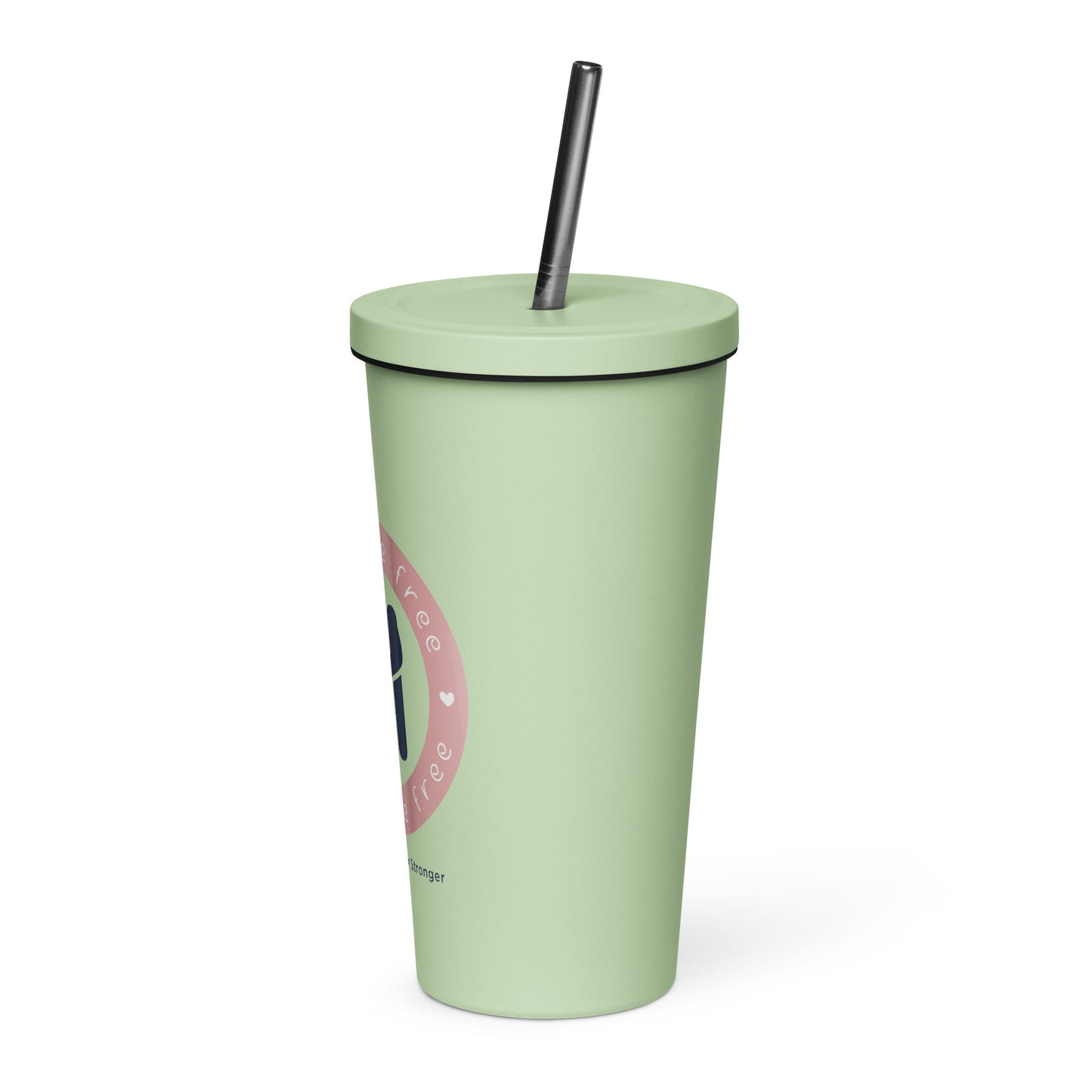 Tribute in Every Sip: Hugs Are Free Insulated Tumbler with a straw