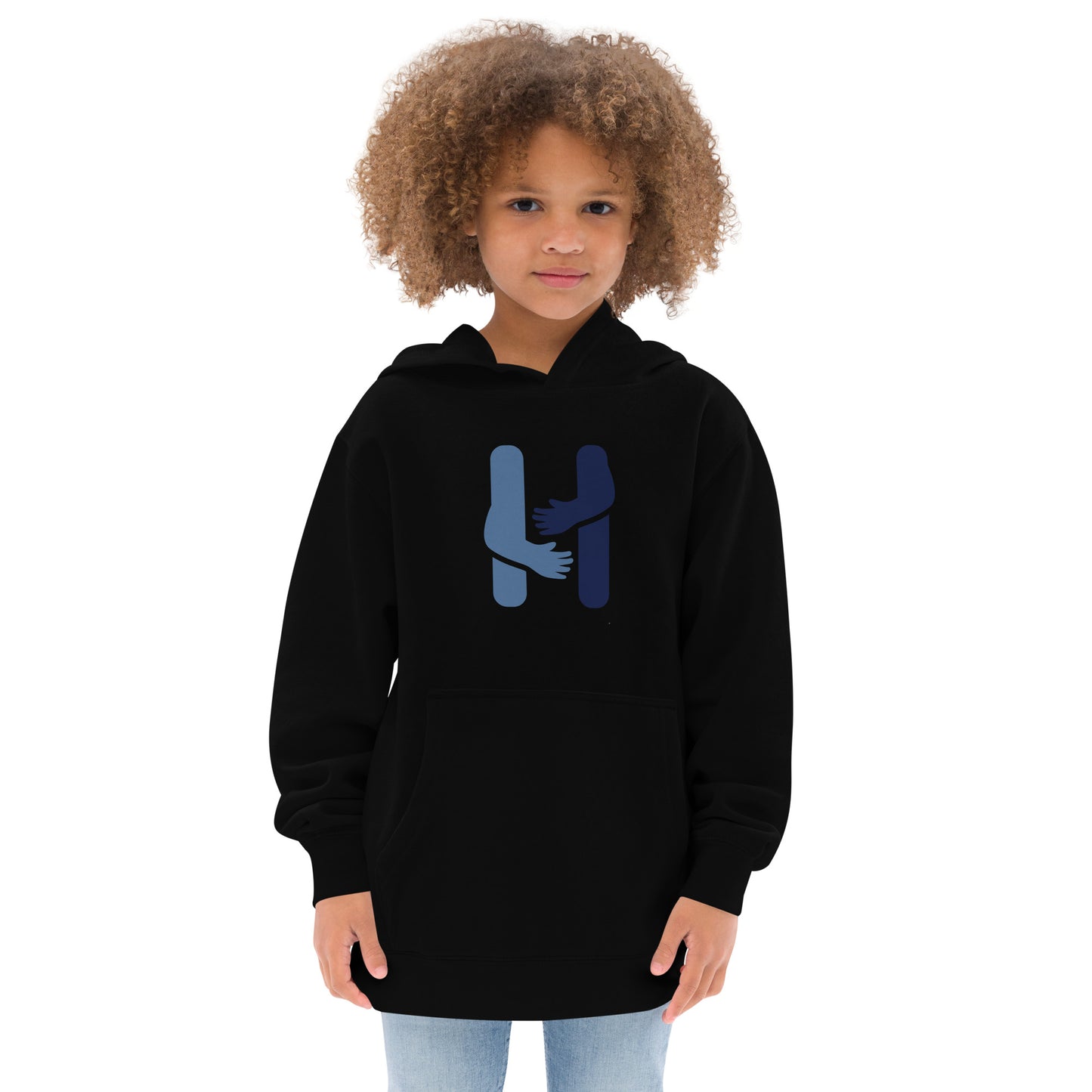 Spread Love with Our Standard Logo Kids Fleece Hoodie