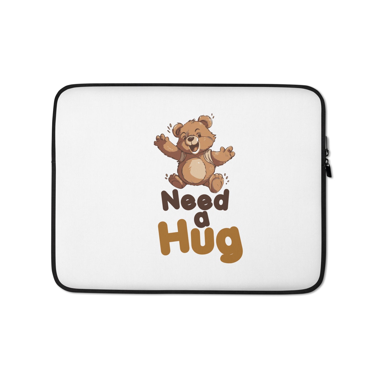 Tech Teddy: Hugs Are Free Teddy Bear Laptop Sleeve