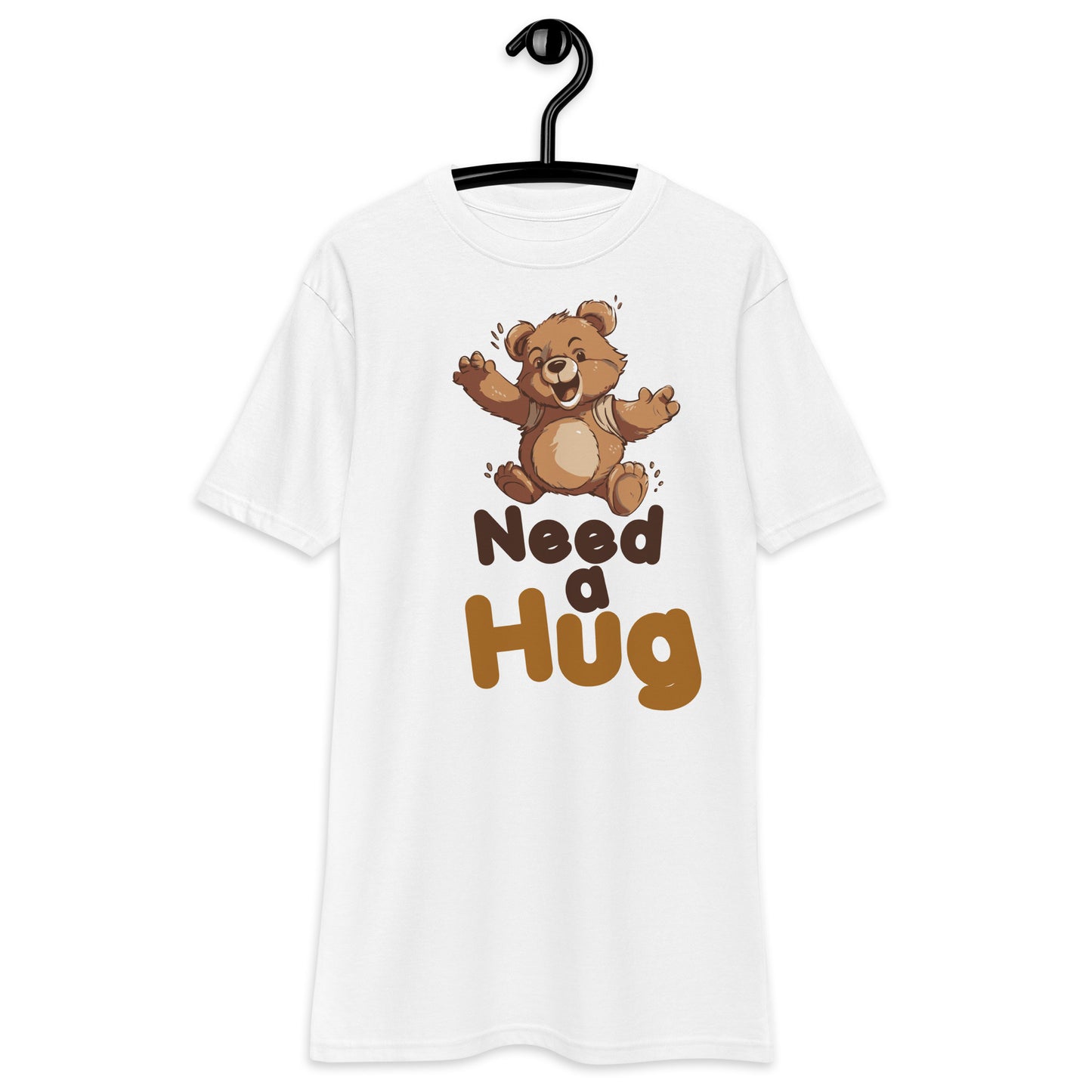 Bear Hug Comfort: Hugs Are Free Teddy Bear Men’s Tee