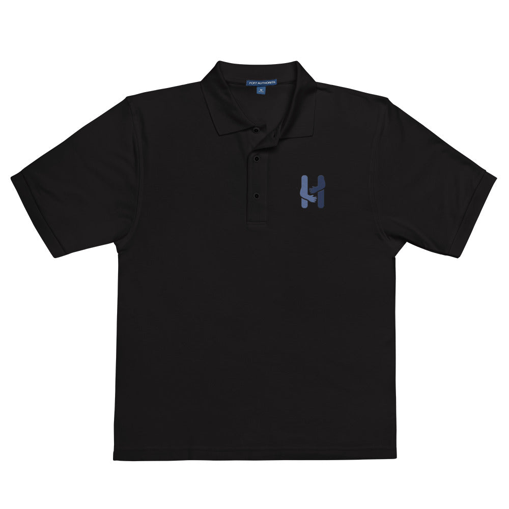 Simple Standard Logo Men's Premium Polo