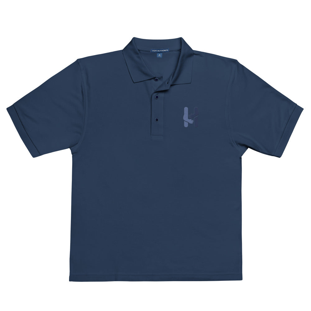 Simple Standard Logo Men's Premium Polo