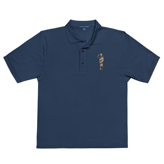 Saluting Soldier Men's Premium Polo