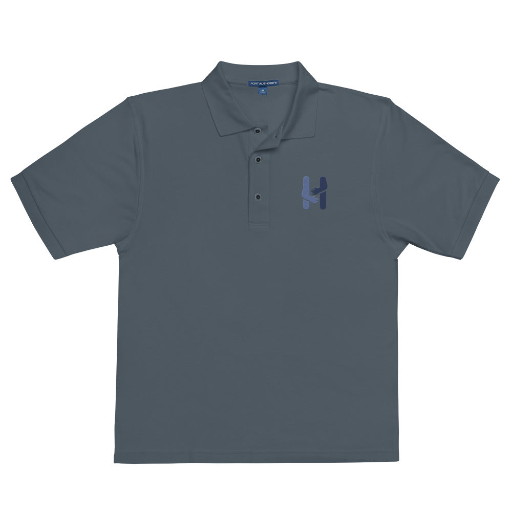 Simple Standard Logo Men's Premium Polo