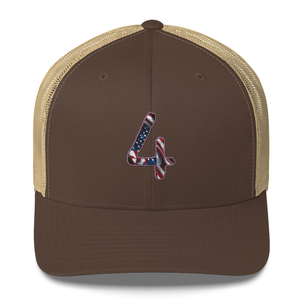 Heartbeat Independence Trucker Cap