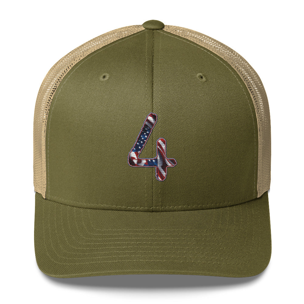 Heartbeat Independence Trucker Cap