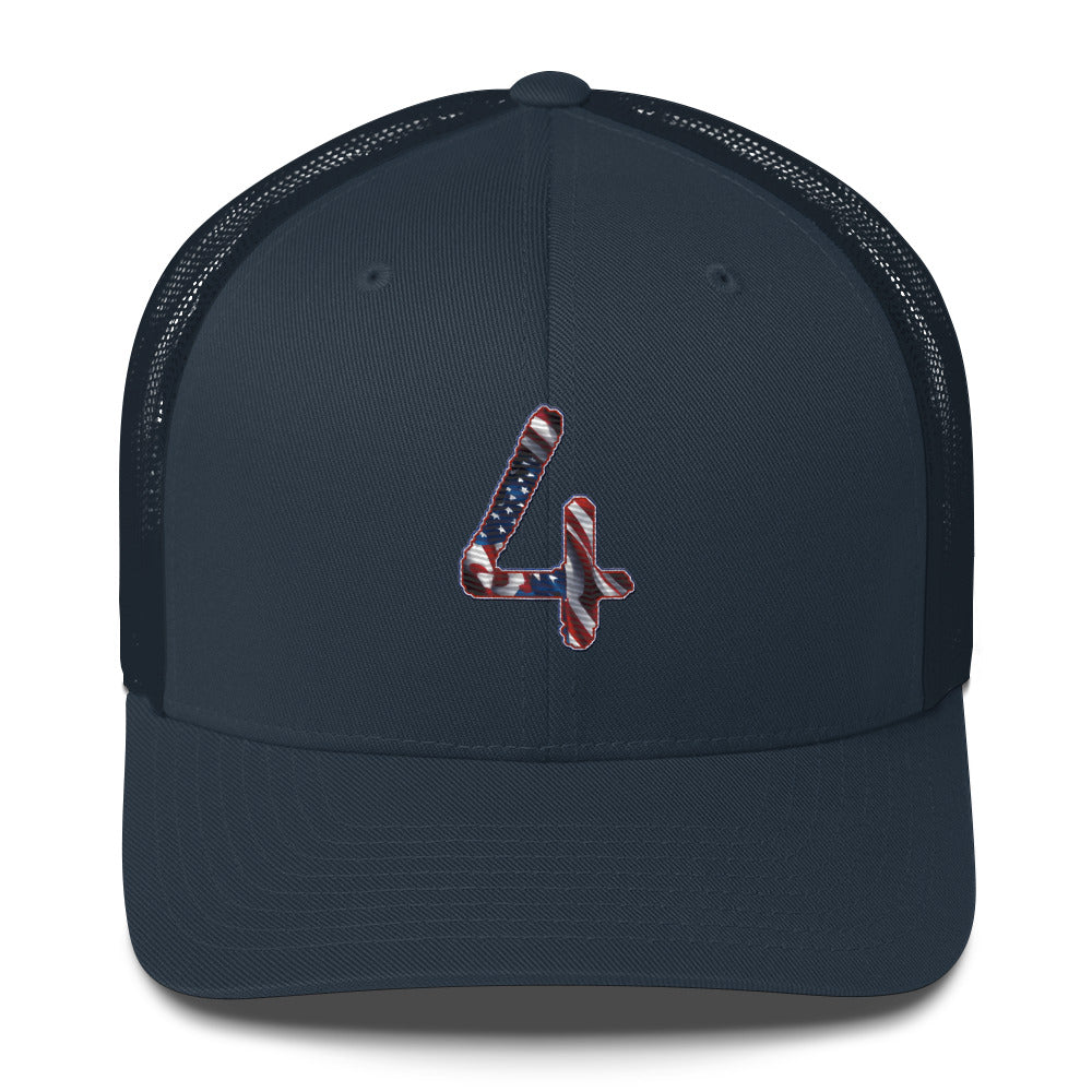 Heartbeat Independence Trucker Cap