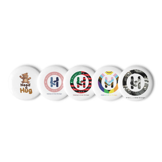 June Celebrations Pin Buttons Set