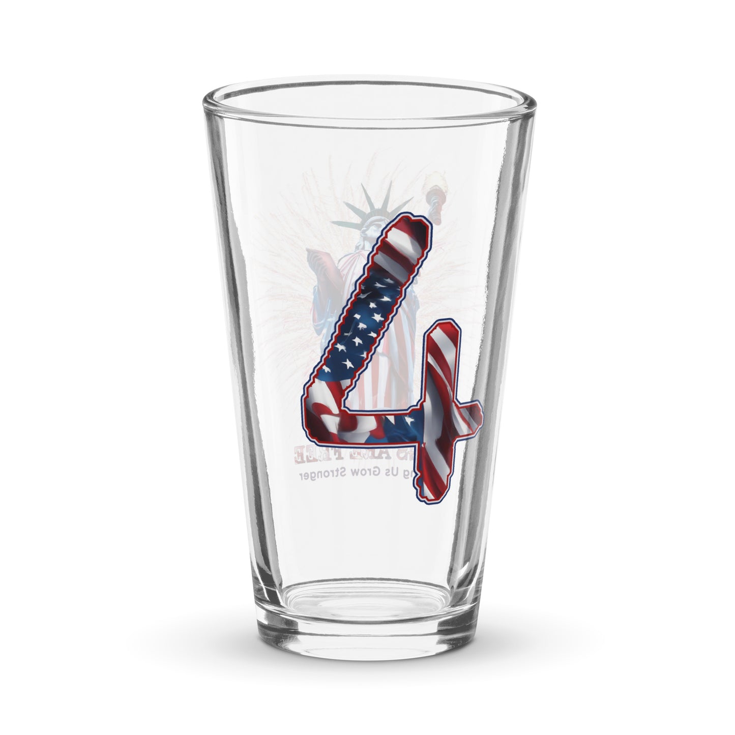 Independence Shaker pint glass