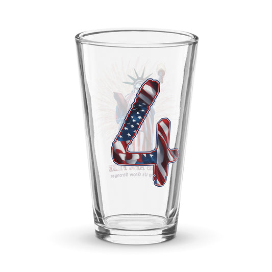 Independence Shaker pint glass