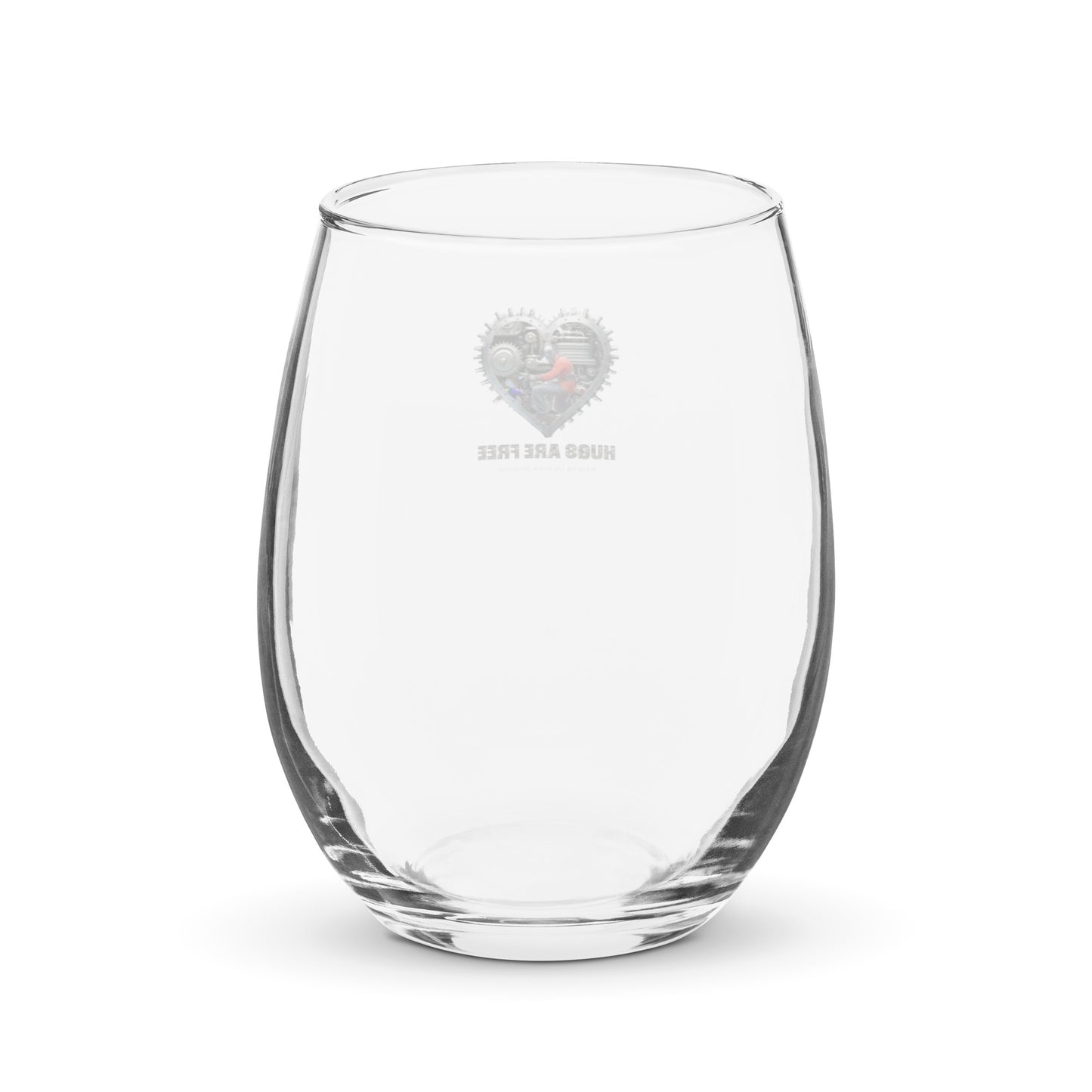 Father's Day Stemless Wine Glass