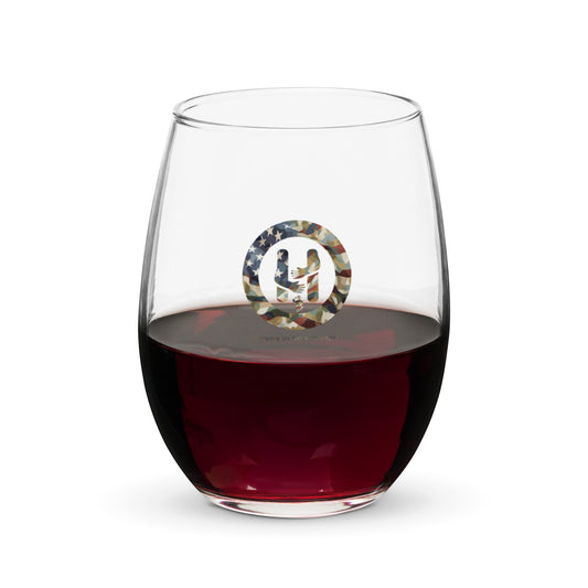 Sip of Salute: Memorial Day Stemless Wine Glass