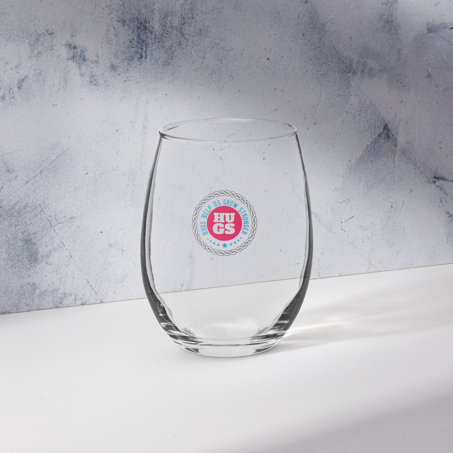 Sip of Love: Hugs Are Free Stemless Wine Glass