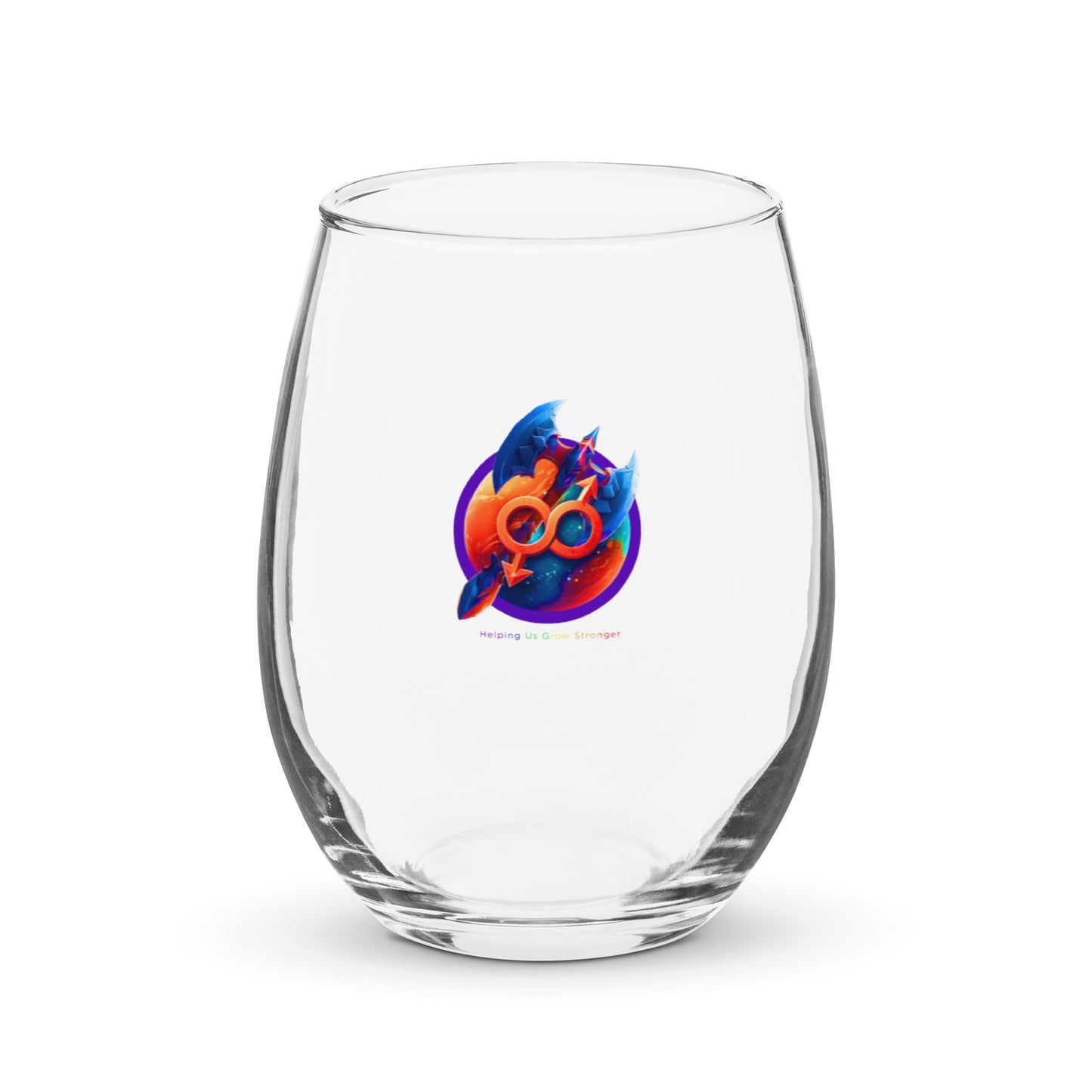 Pride Month Stemless Wine Glass