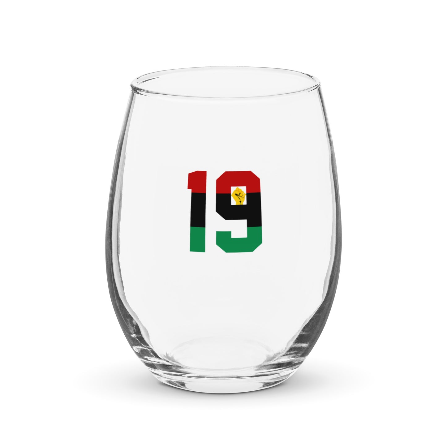 Juneteenth Celebration Stemless Wine Glass