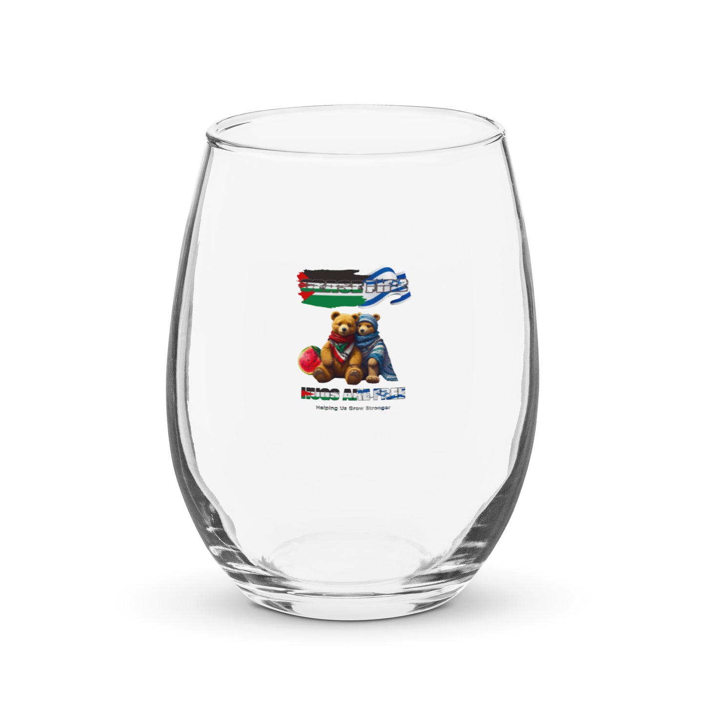 Love and Unity Stemless Wine Glass