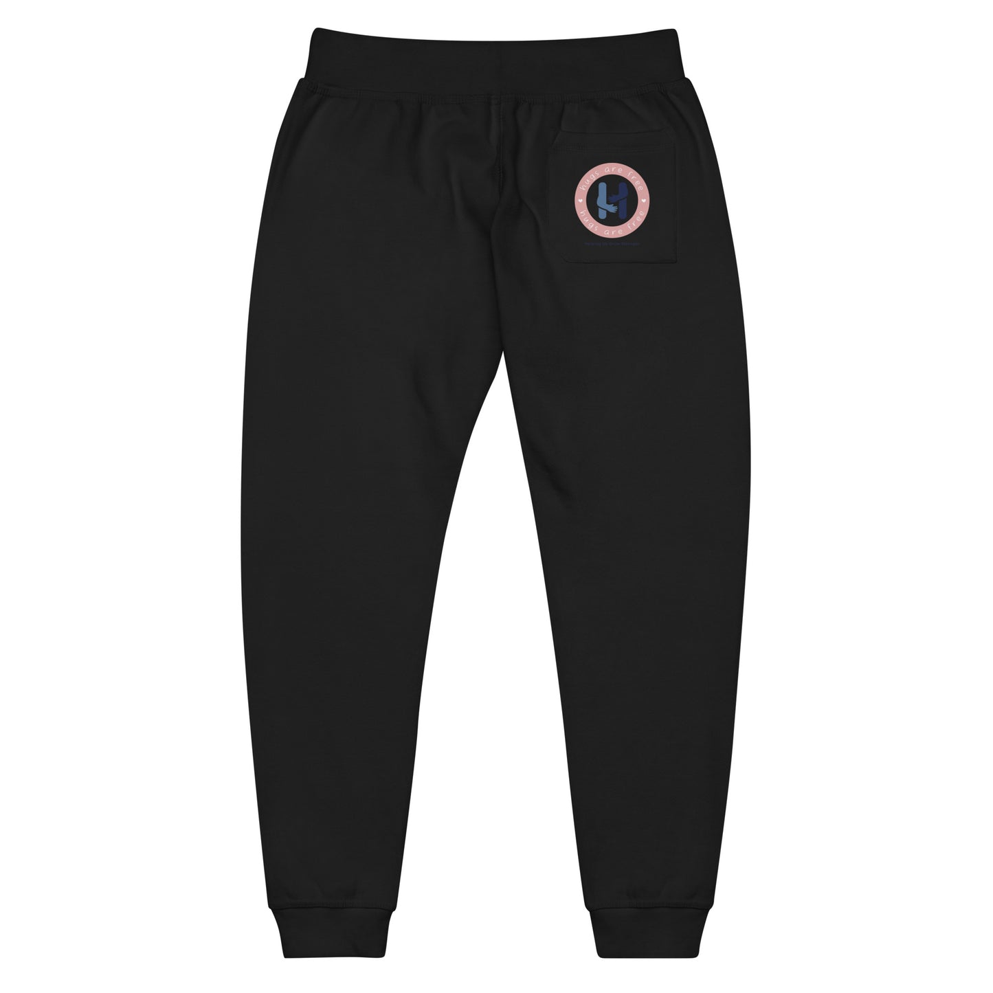 Cozy Bonds: Hugs Are Free Unisex Fleece Pants