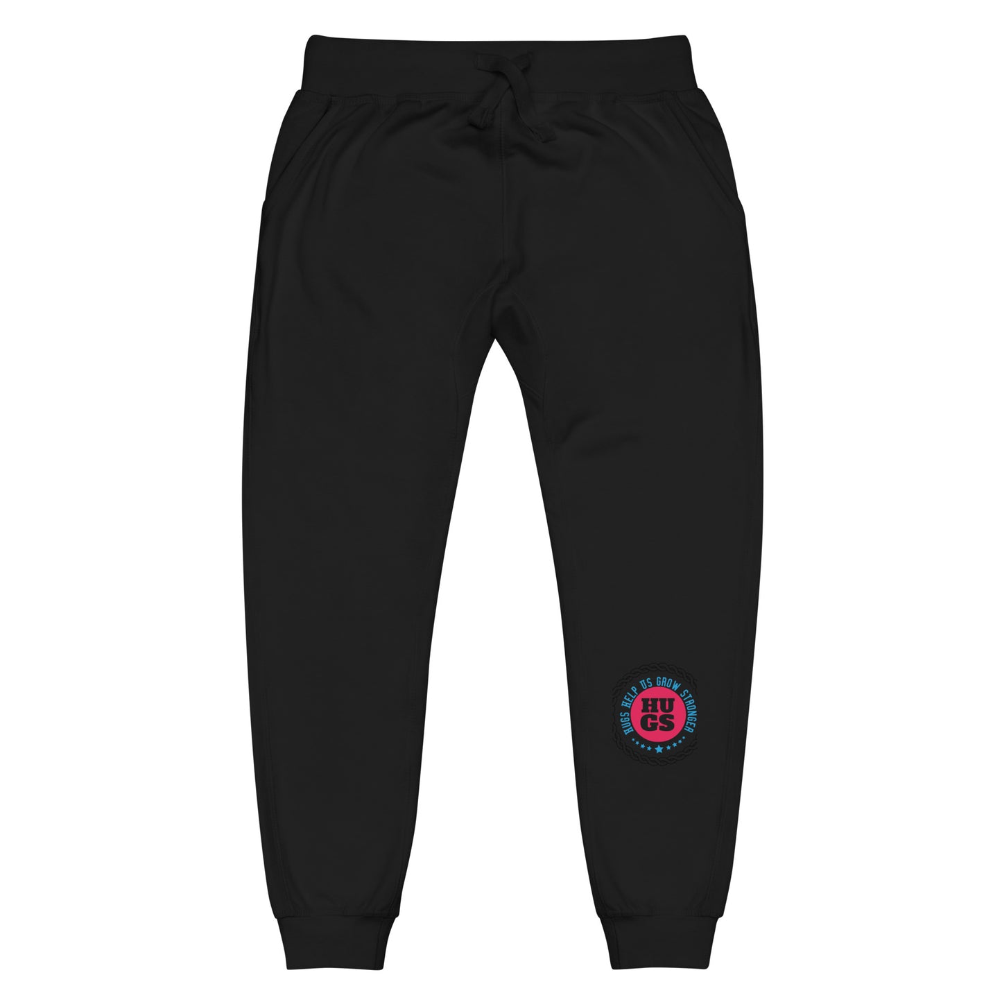 Cozy Bonds: Hugs Are Free Unisex Fleece Pants