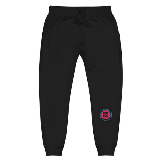 Cozy Bonds: Hugs Are Free Unisex Fleece Pants