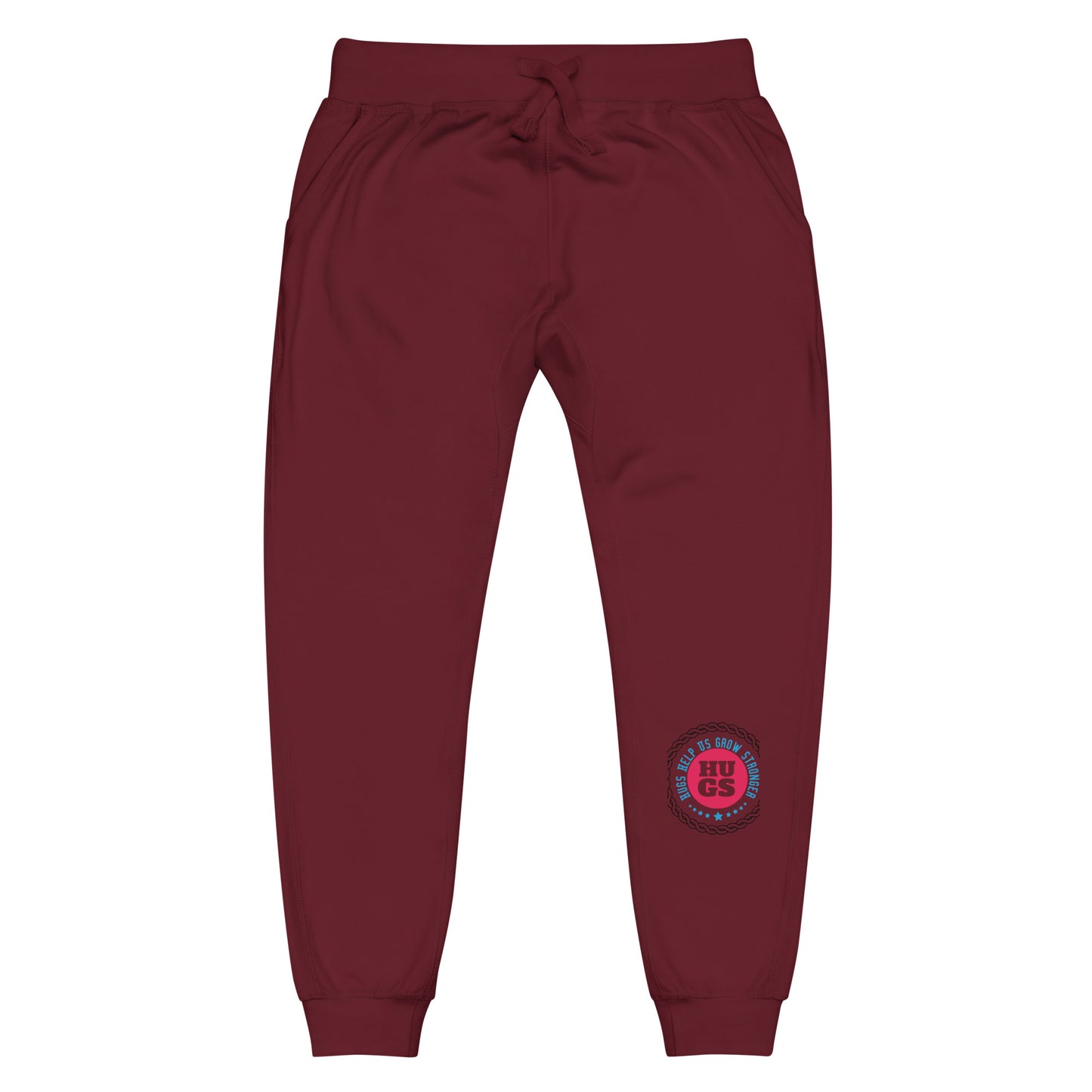 Cozy Bonds: Hugs Are Free Unisex Fleece Pants