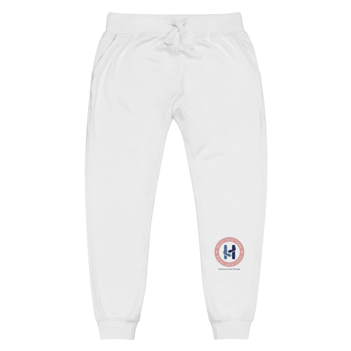 Comfy Hug: Hugs Are Free Unisex Fleece Pants