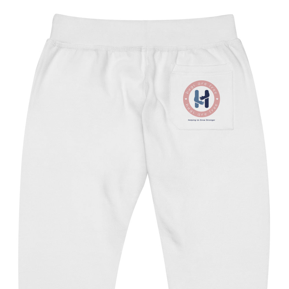 Cozy Bonds: Hugs Are Free Unisex Fleece Pants