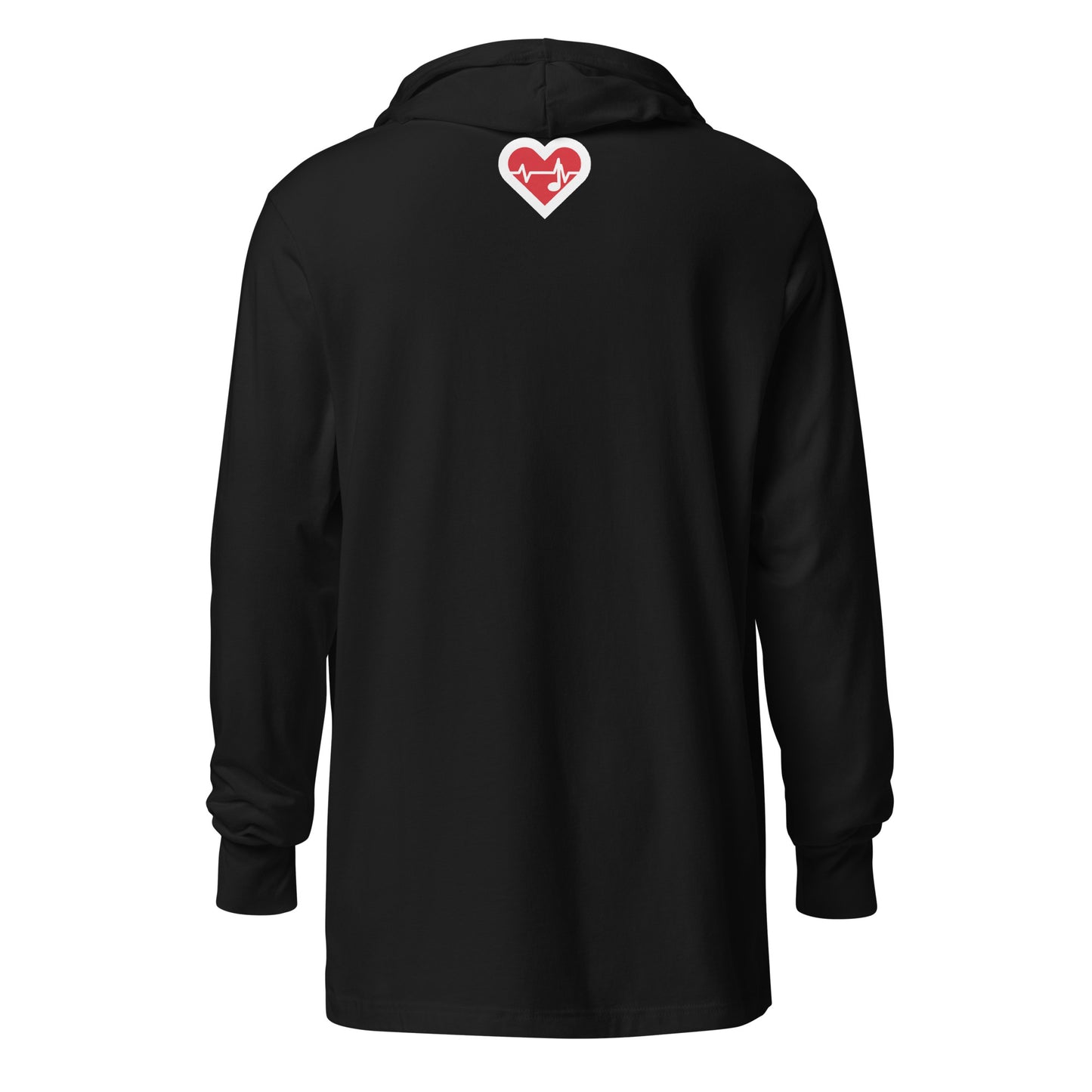 Hugs Are Free Standard Logo Hooded Long Sleeve