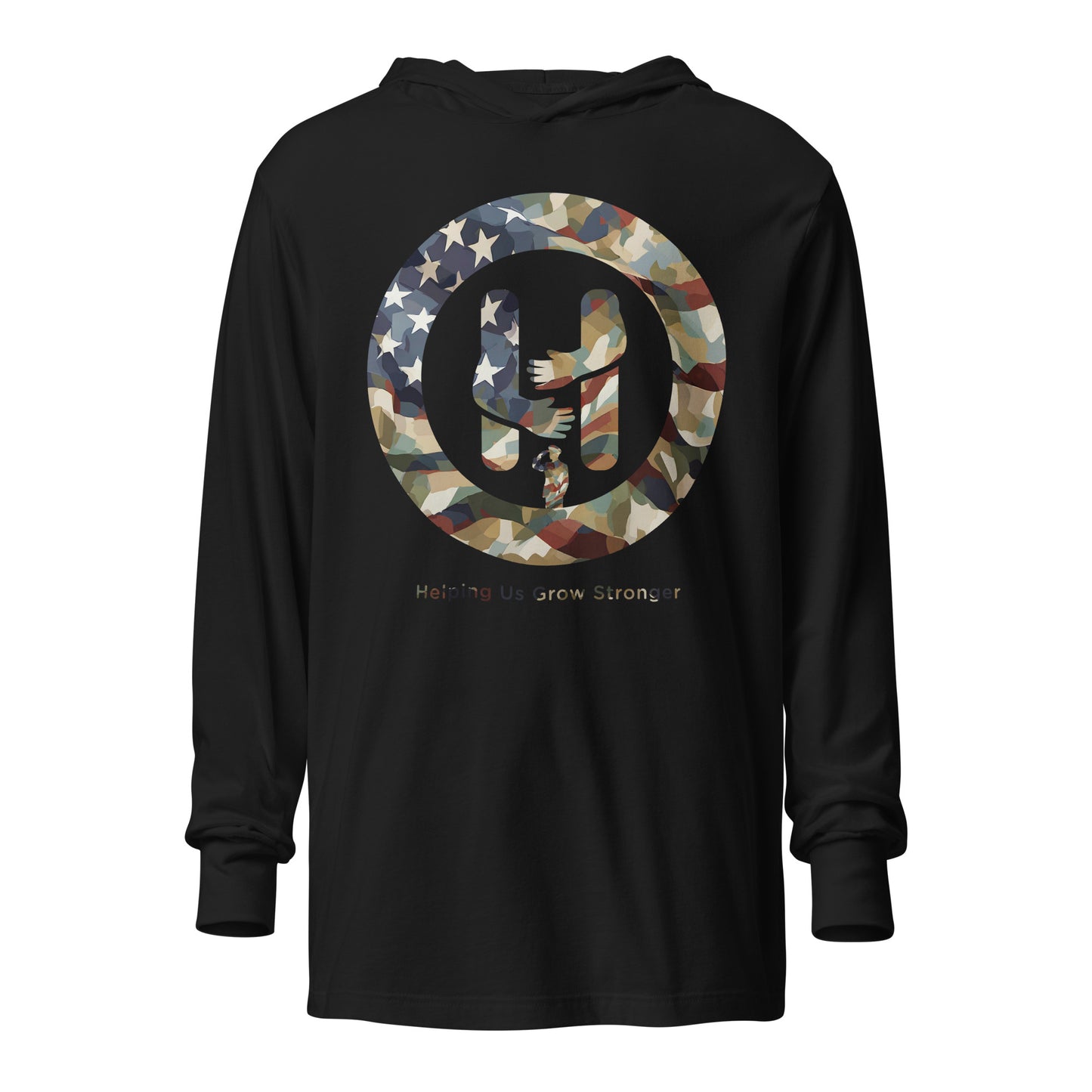 Memorial Day Tribute Hooded Long Sleeve