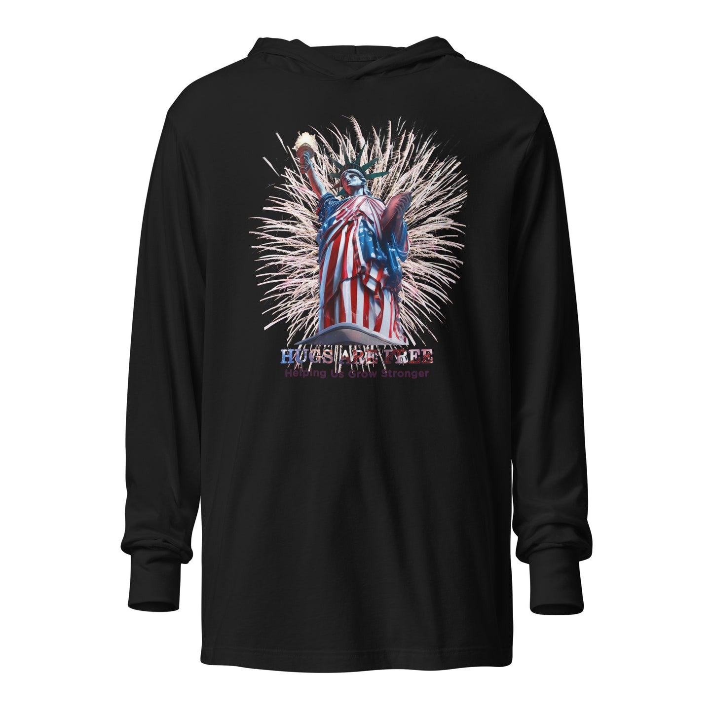 Hooded long-sleeve tee