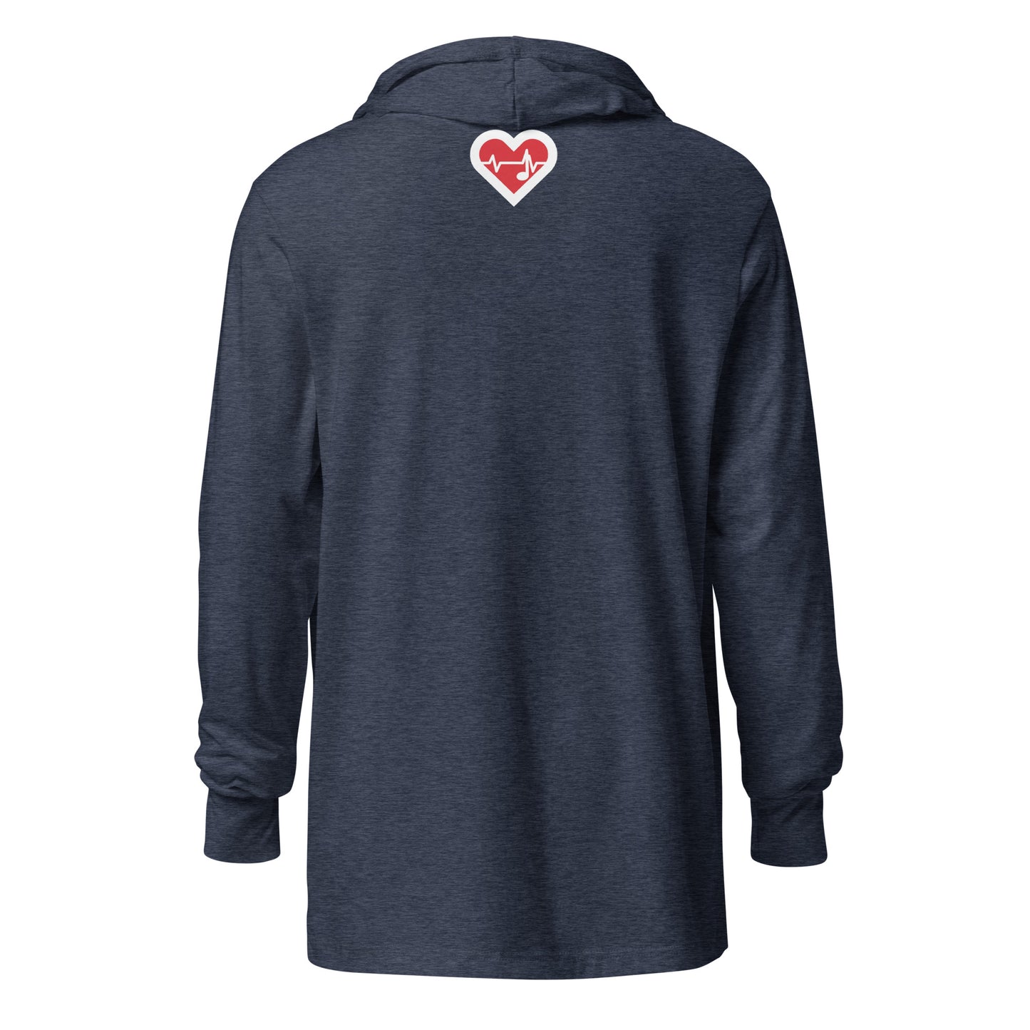 Hugs Are Free Standard Logo Hooded Long Sleeve