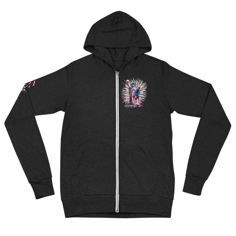 Independence Unisex zip hoodie