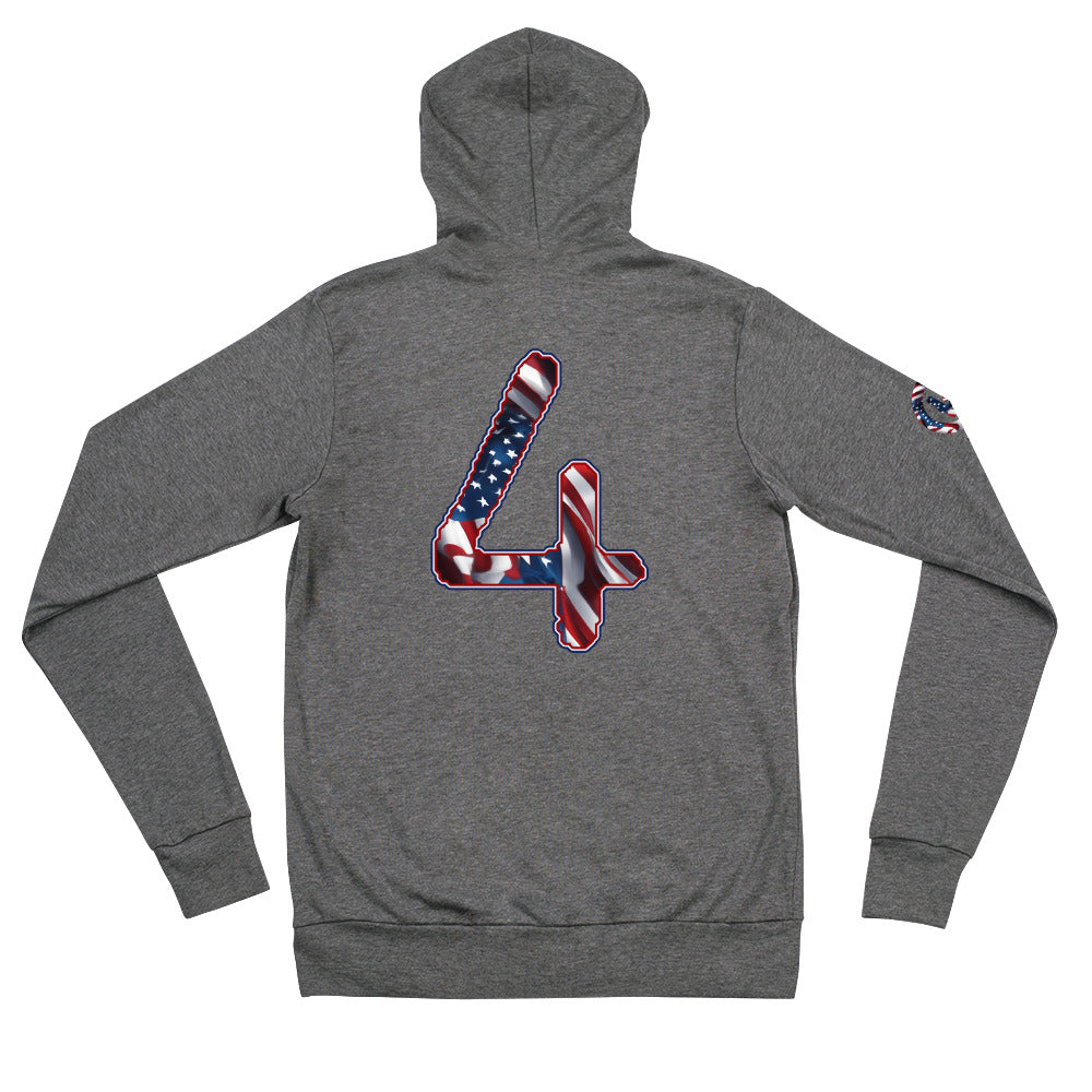 Independence Unisex zip hoodie