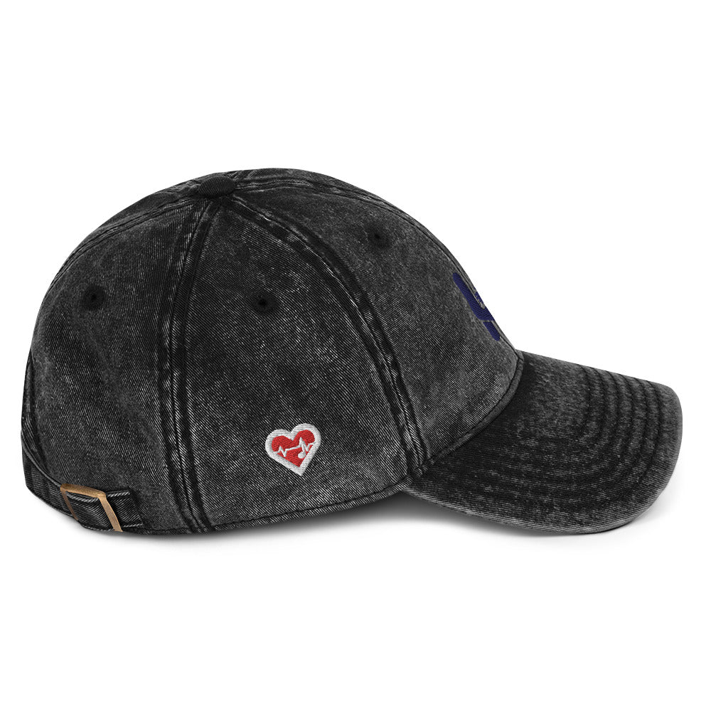 Heartbeat Vintage Cotton Twill Hat