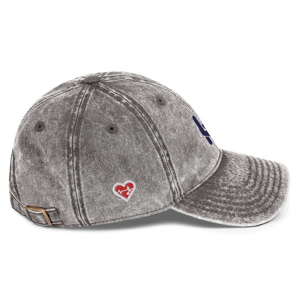 Heartbeat Vintage Cotton Twill Hat