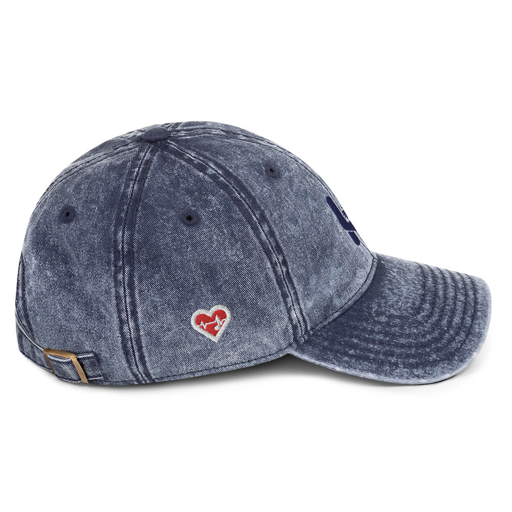 Heartbeat Vintage Cotton Twill Hat