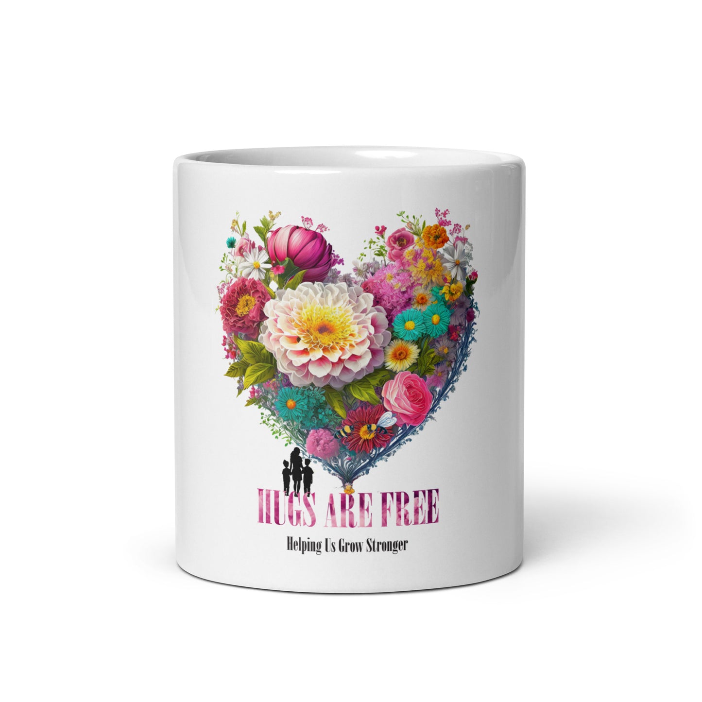 Morning Mommy Love: Celebrating Mothers White Glossy Mug