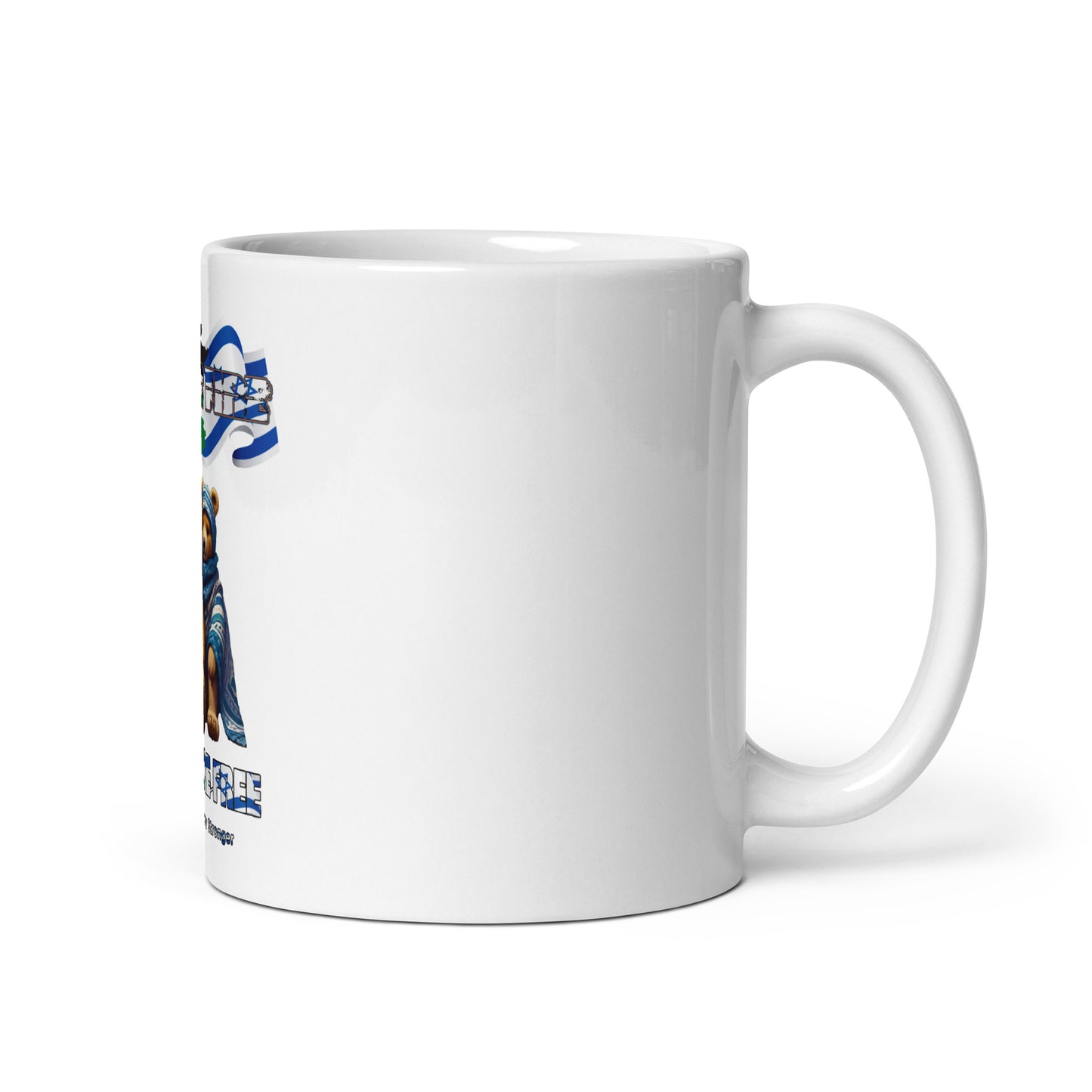 Peace and Love White Glossy Mug