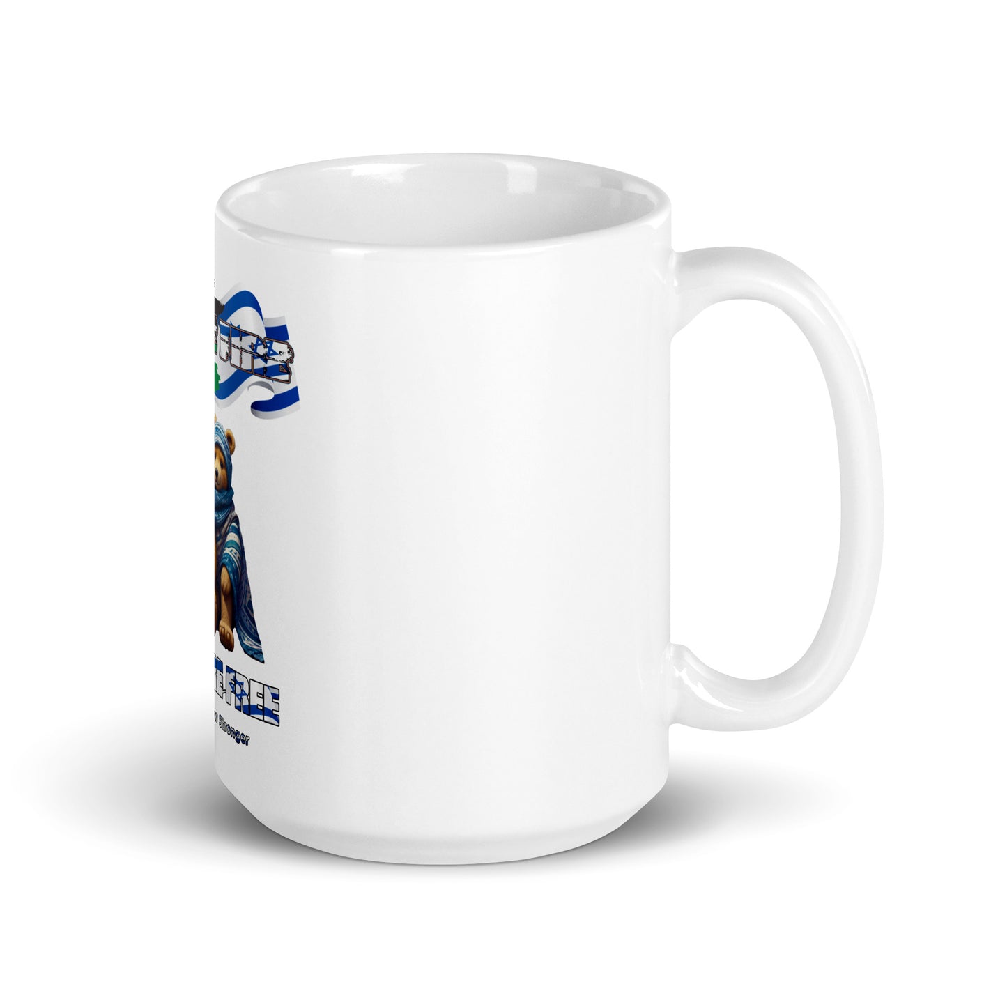 Peace and Love White Glossy Mug