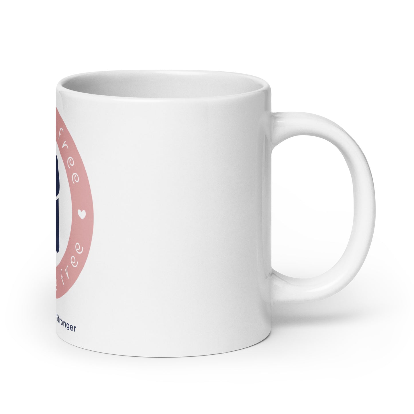 Morning Embrace: Hugs Are Free White Glossy Mug